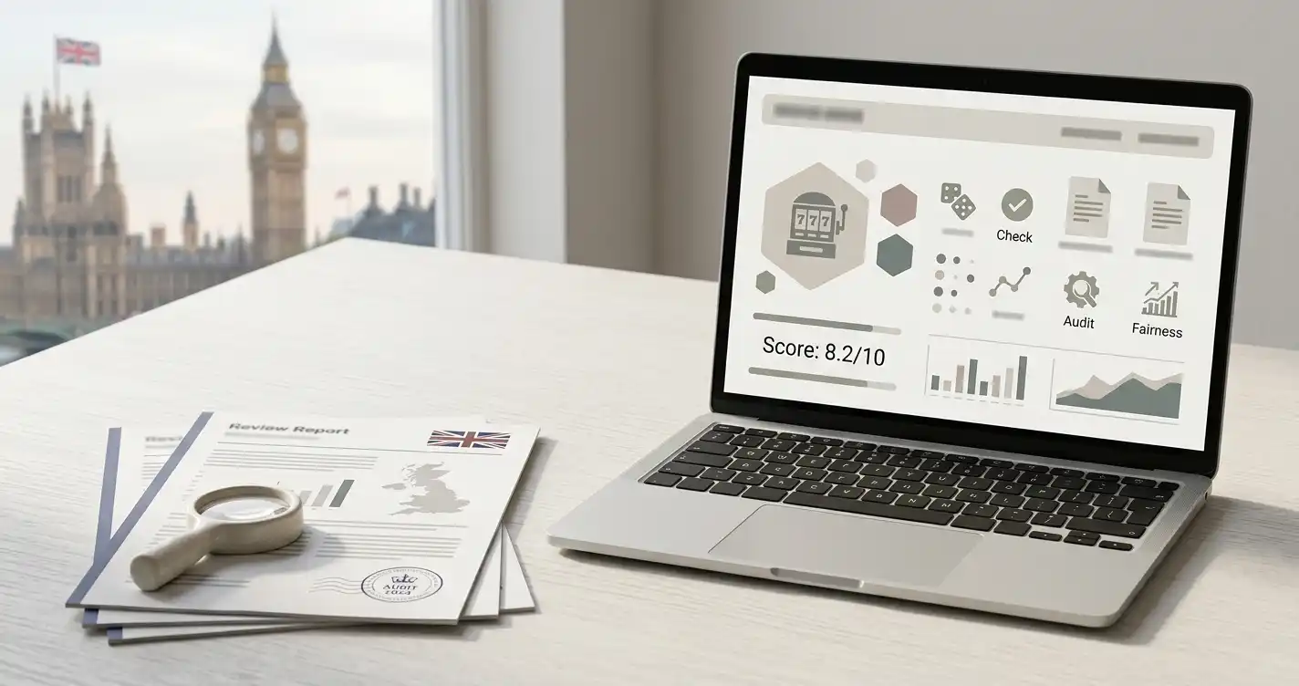 Concept illustration representing Voodoo Casino product information alongside Great Britain regulatory context
