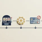 Timeline concept showing key Great Britain online gambling rule dates across 2025 and 2026